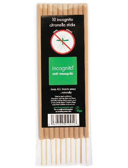 Incognito Citronella Incense Sticks (10 Pack)